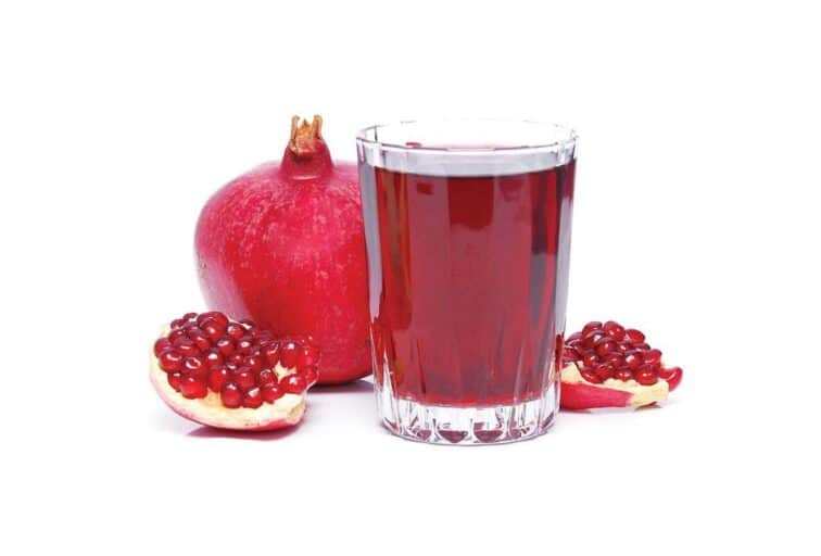 como fazer suco de romã contra gripe