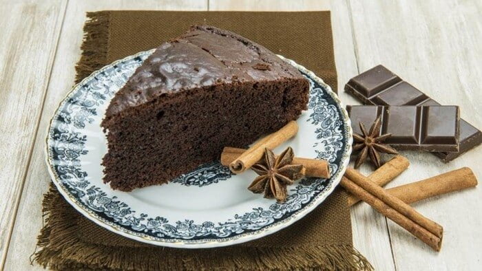 receita de bolo de chocolate com canela
