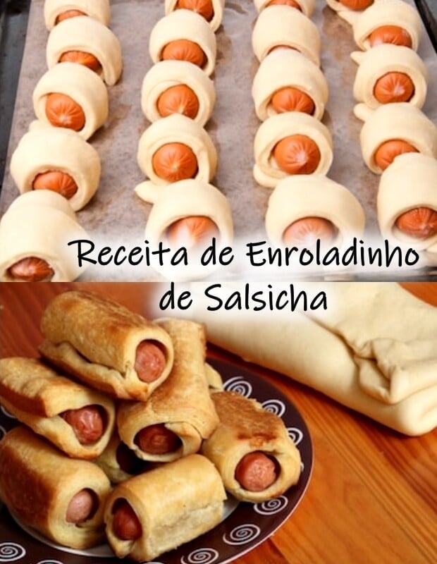 Enroladinho de Salsicha: aperitivo fácil de fazer