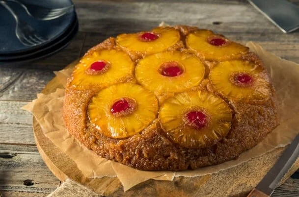 Receita de Bolo de abacaxi molhadinho