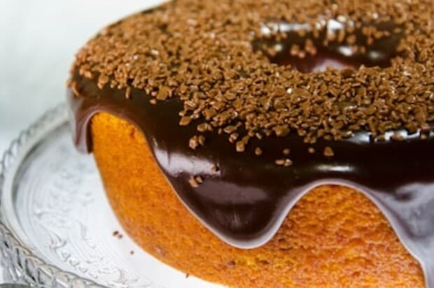 Receia de bolo de cenoura