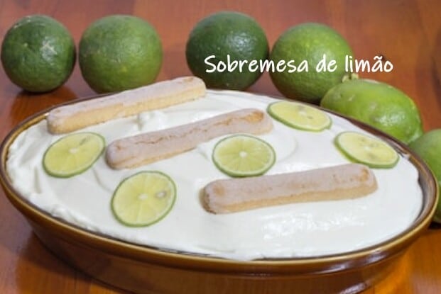 Sobremesa De Limão Com Bolacha Maria Simples E Fácil