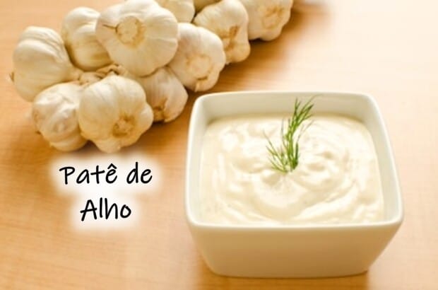 Receita de patê de alho