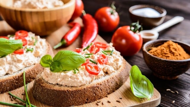 Receita de patê de queijo com cebola