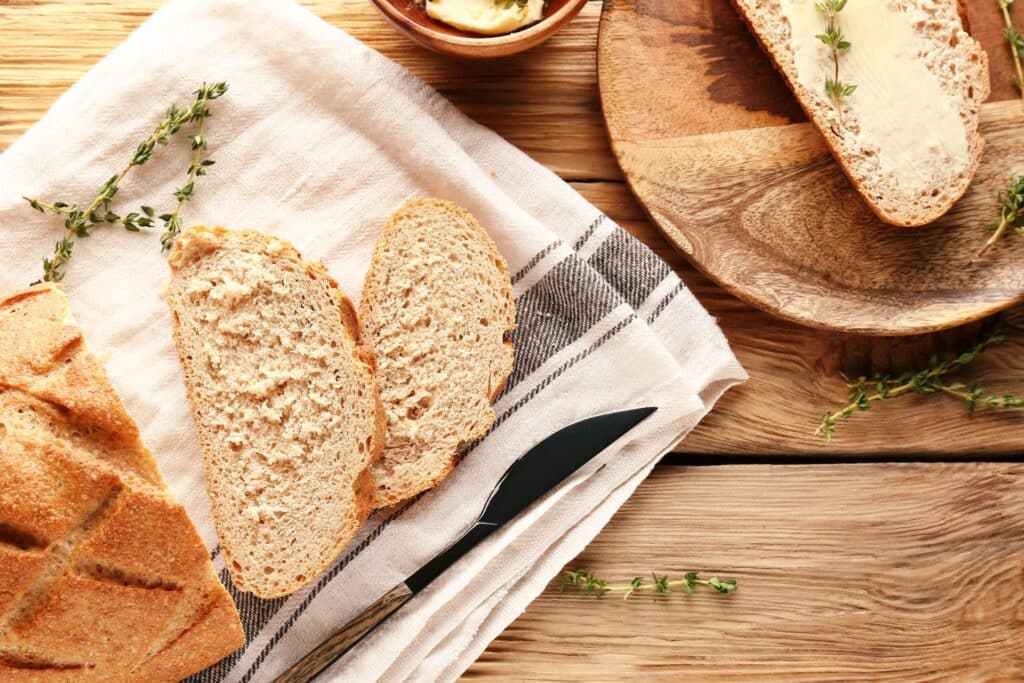 Pão de forma fácil na airfryer