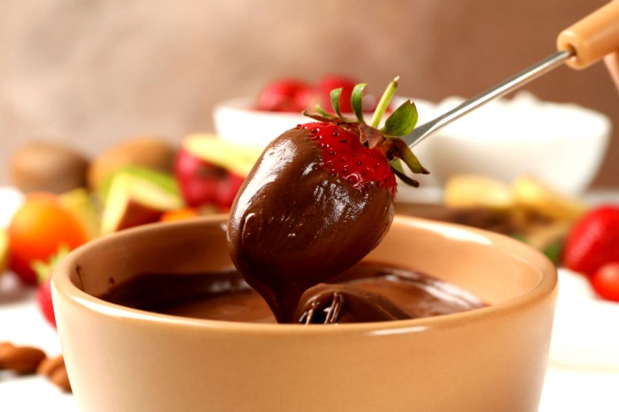 Fondue de Chocolate simples e irresistível