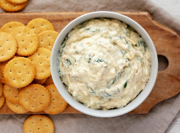 Receita de Dip de Espinafre