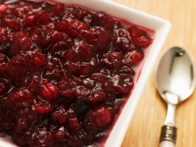 Receita de molho de cranberry