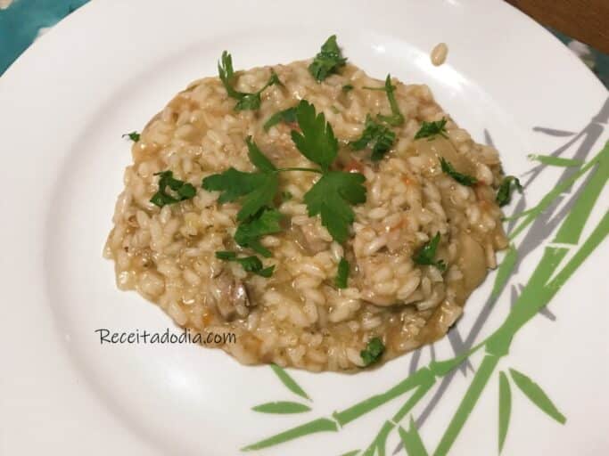 Receita de Risoto de Frango cremoso
