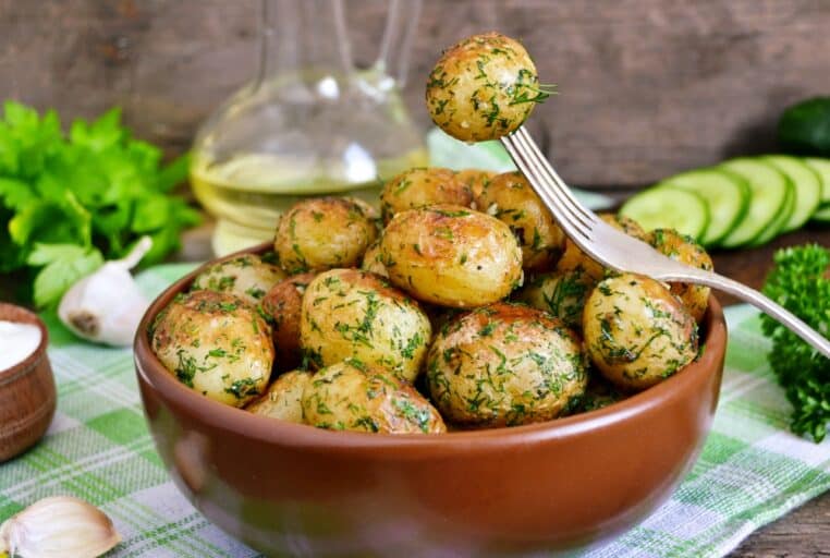 Batata Assada com Endro