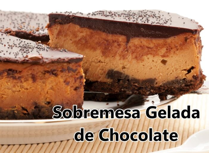 Sobremesa Gelada de Chocolate