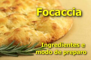 Receita de Focaccia