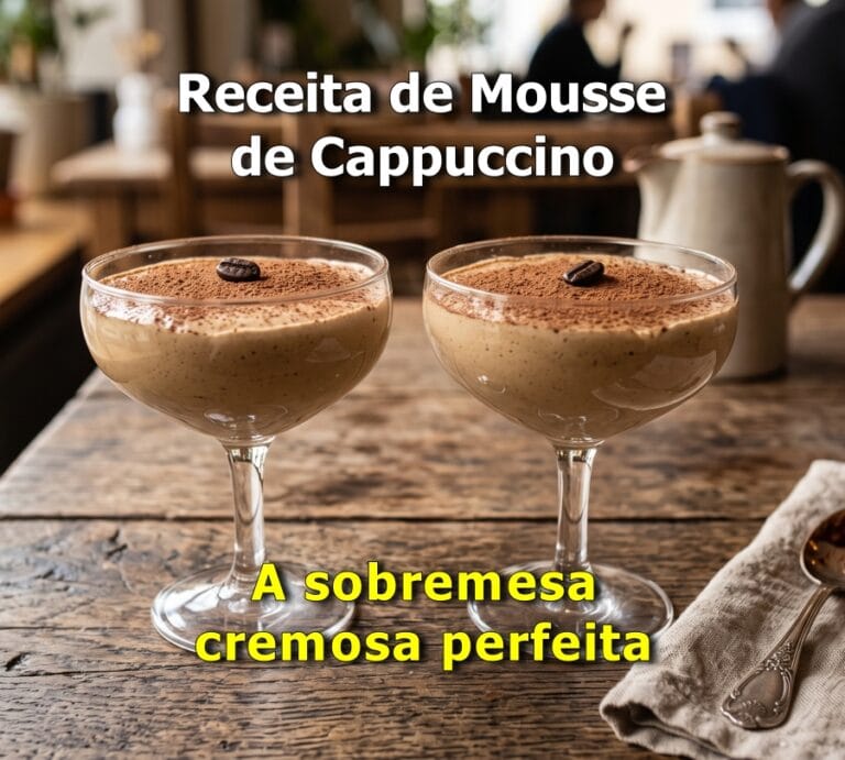 Receita de Mousse de Cappuccino